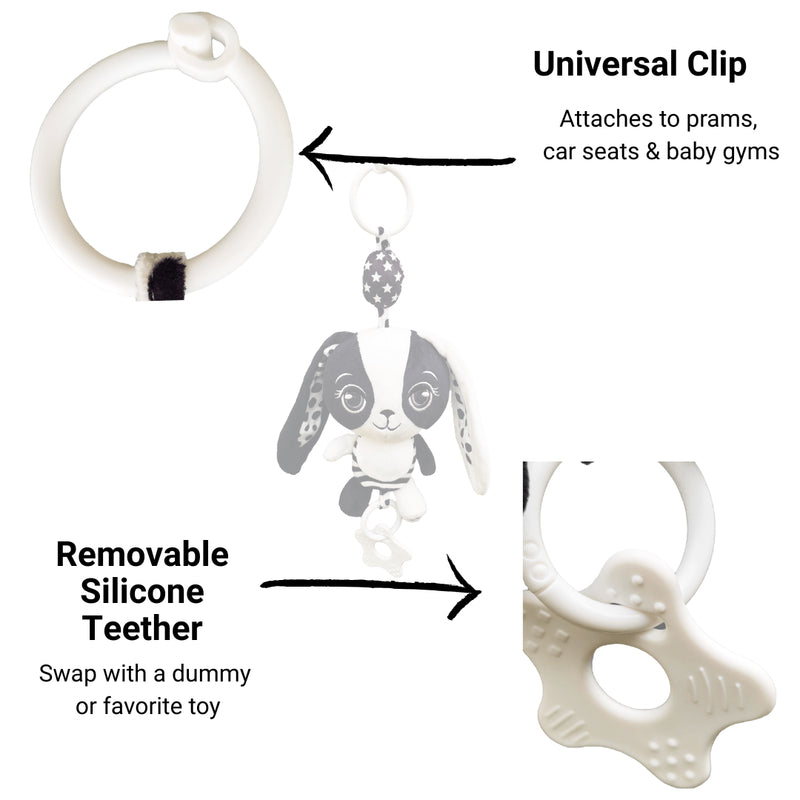 Young Wonderer Billie The Bunny Hanging Toy