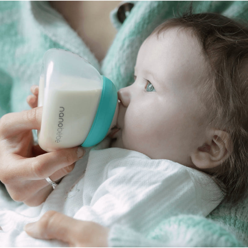 Nanobebe Breastmilk Bottle Gen 2 - Teal