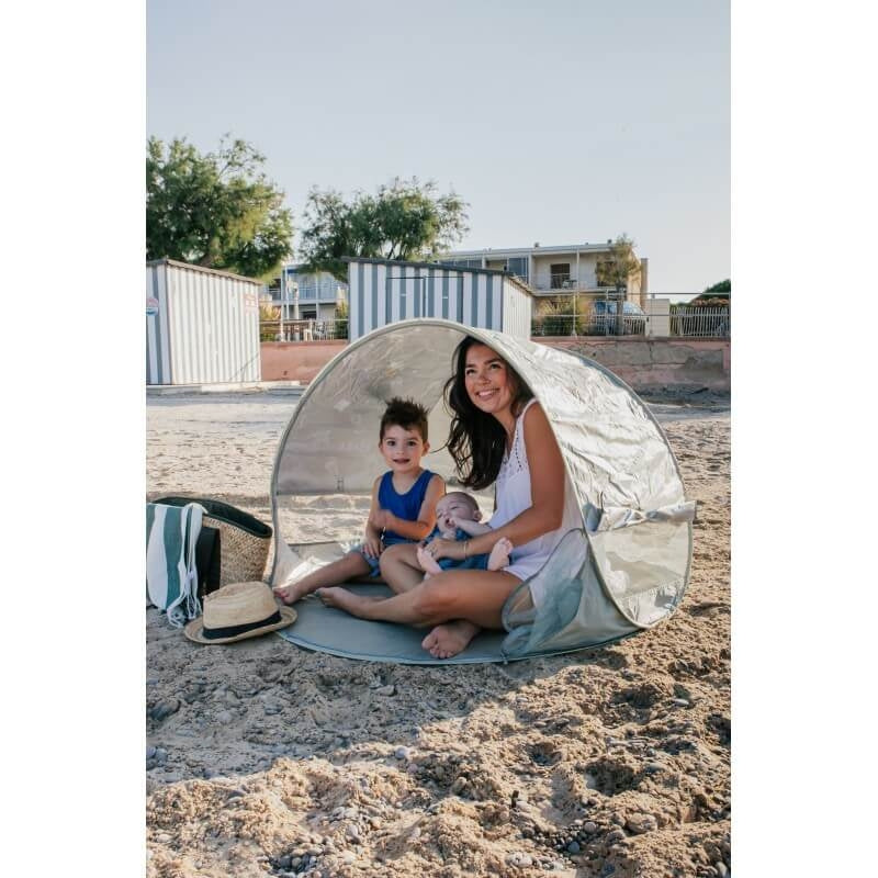 Beaba Breezy Solar Anti UV Tent - Seagrass