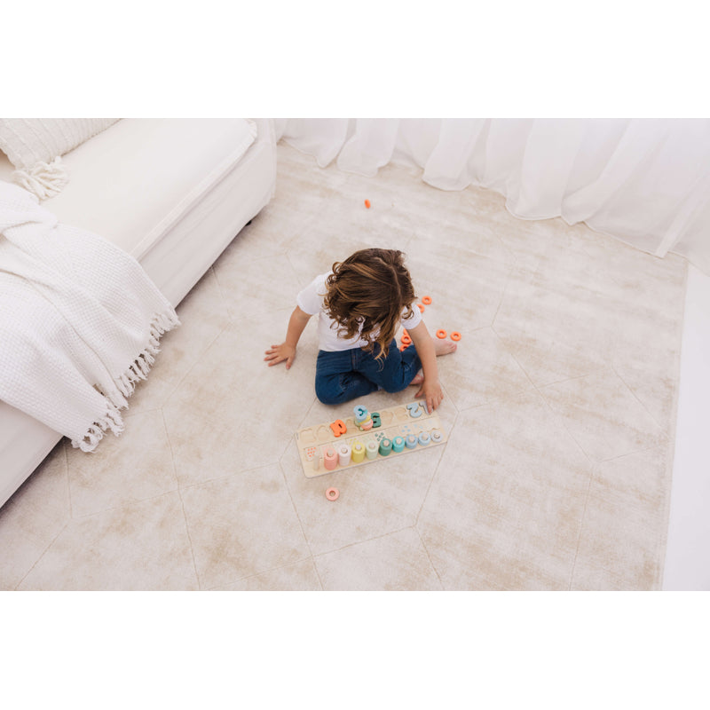 Wooden Numbers & Blocks Counting Set