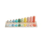 Wooden Numbers & Blocks Counting Set