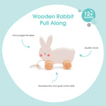 Wooden Pull Along - Rabbit