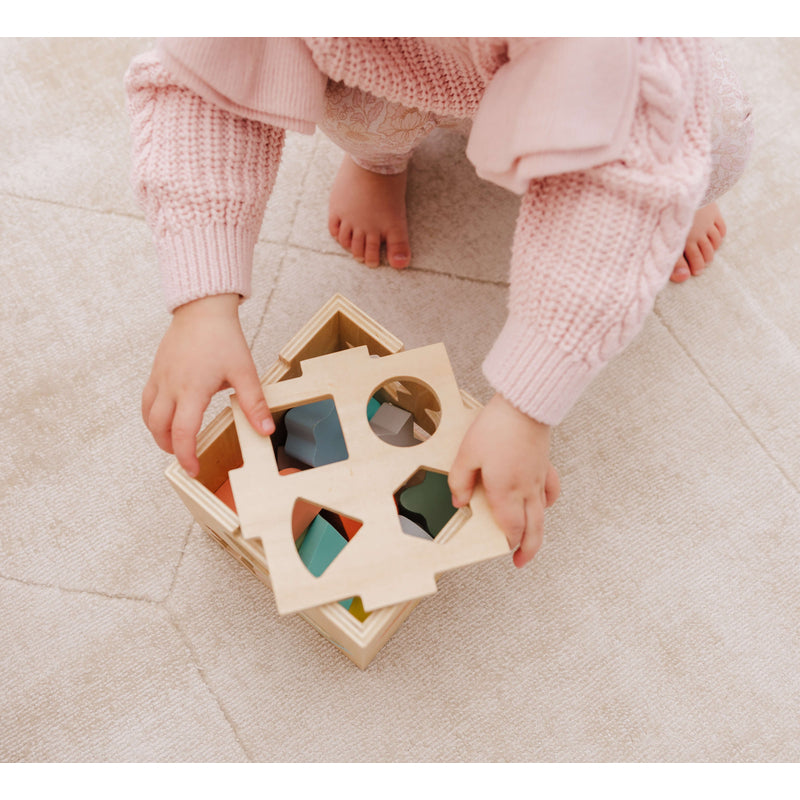 Wooden Shape Sorting Cube