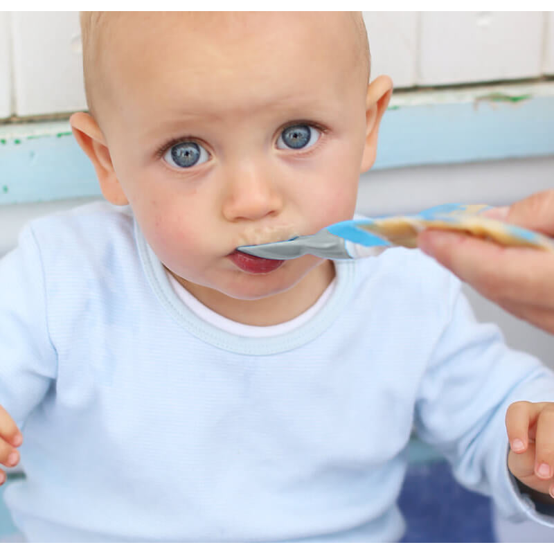 Cherub Baby Silicone Food Pouch Soft Spouts - Rose & Sand