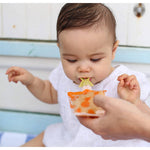 Silicone Food Pouch Soft Spouts - Rose & Sand
