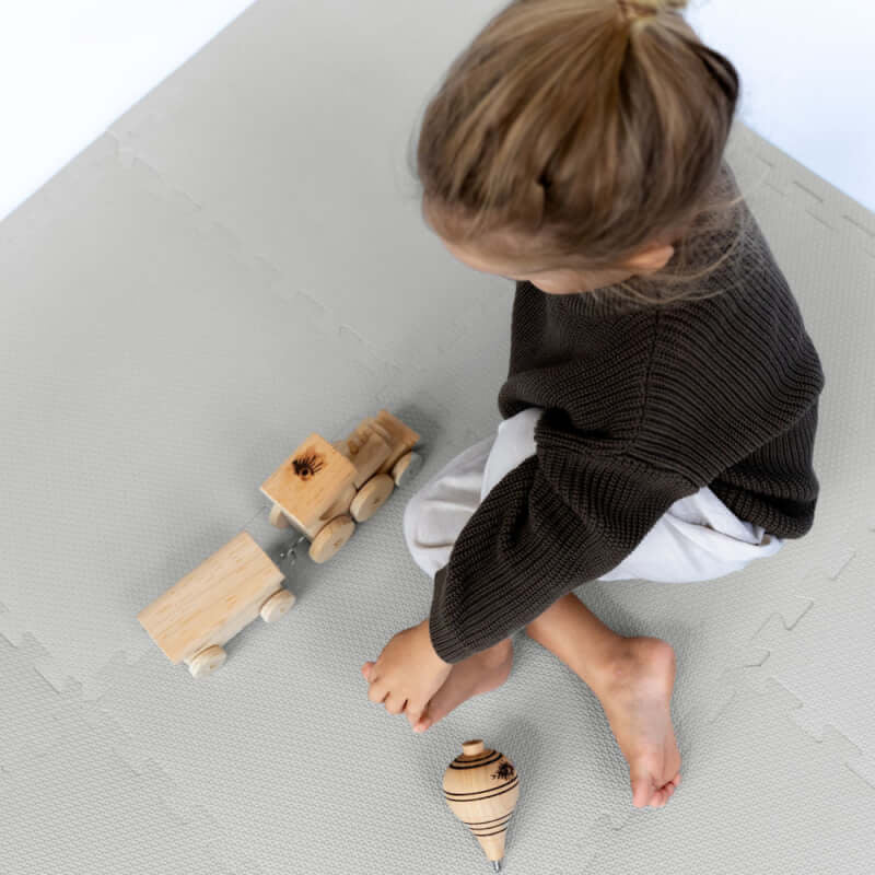 Toddlekind Classic Foam Play Mats 131x131cm - Stone