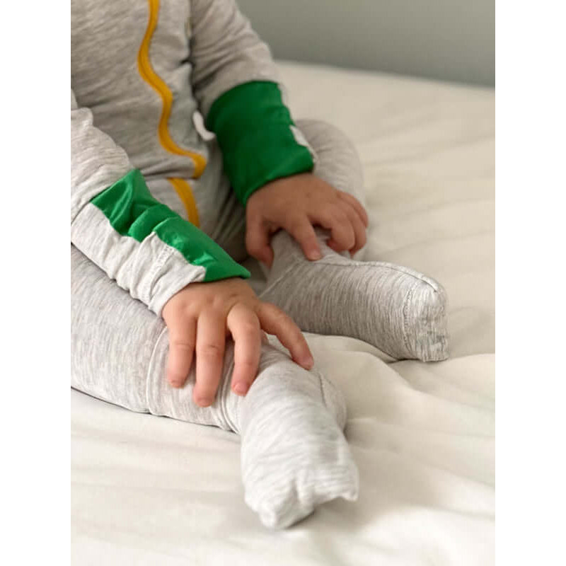 Honey & Stitch Comfort Organic Bamboo Onesies - Grey