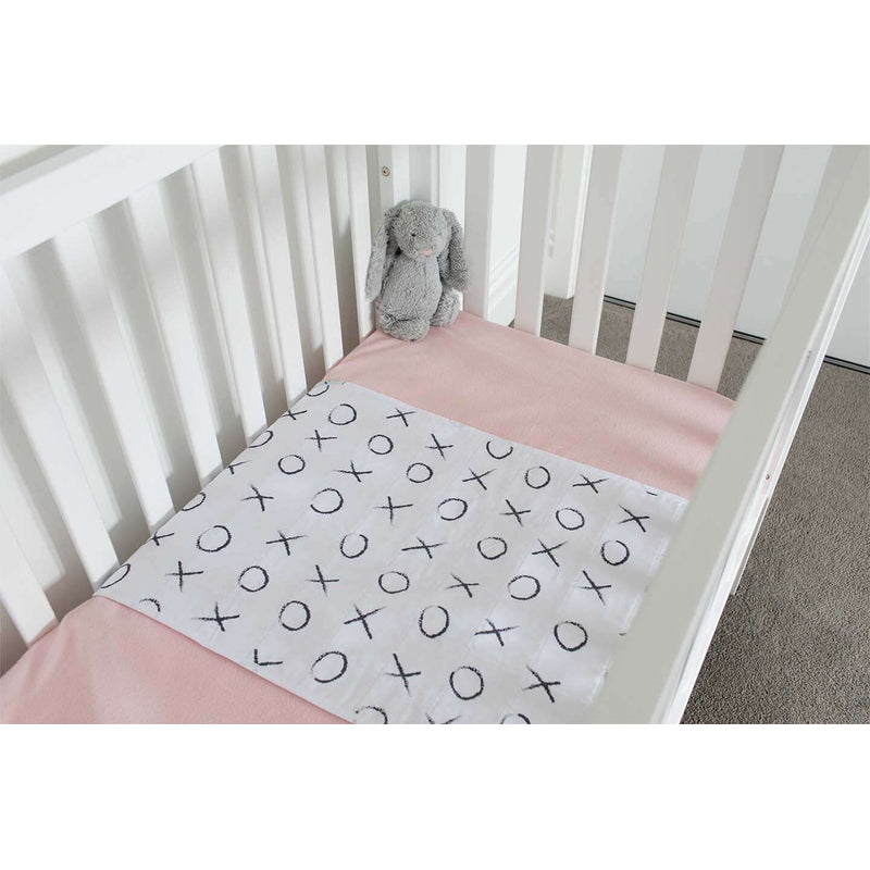Brolly Sheets Cot Pad – Hugs and Kisses