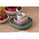 Curved Silicone Suction Meal Set