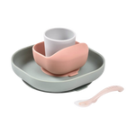 Curved Silicone Suction Meal Set