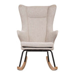Deluxe Rocking Nursing Chair - Sand Grey