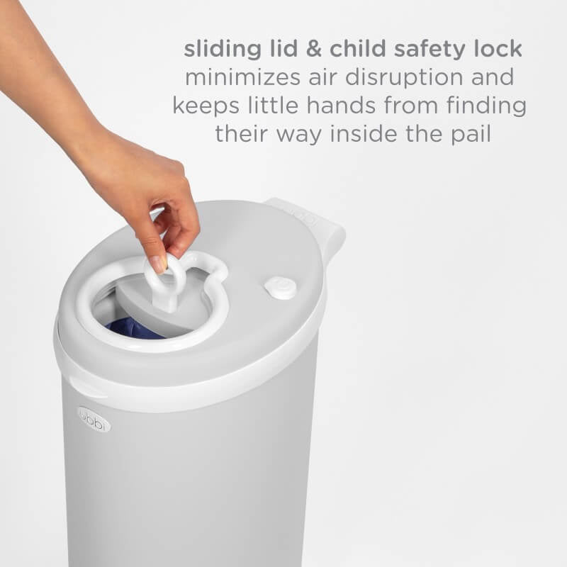 Ubbi Nappy Bin - Matte Grey