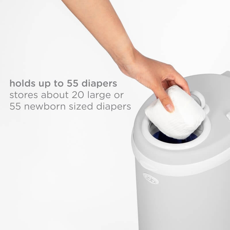 Ubbi Nappy Bin - Matte Grey