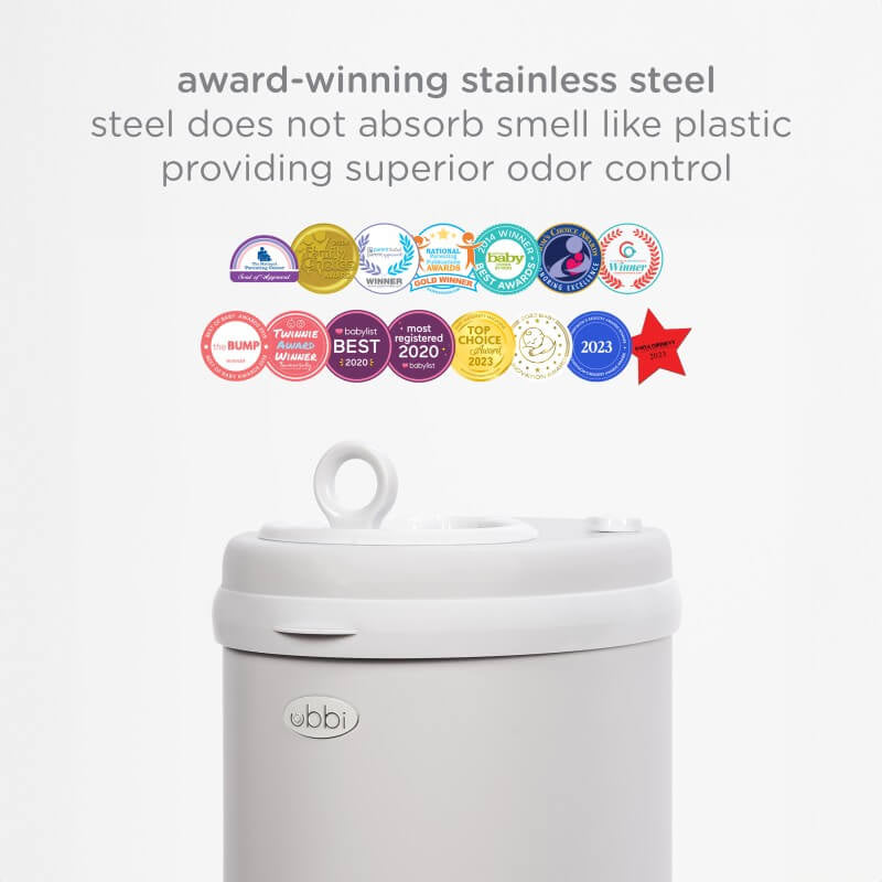 Ubbi Nappy Bin - Matte Grey