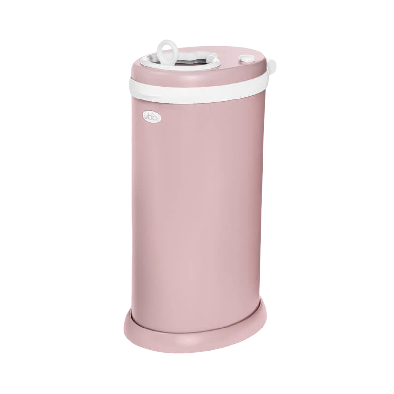 Ubbi Nappy Bin - Matte Pink