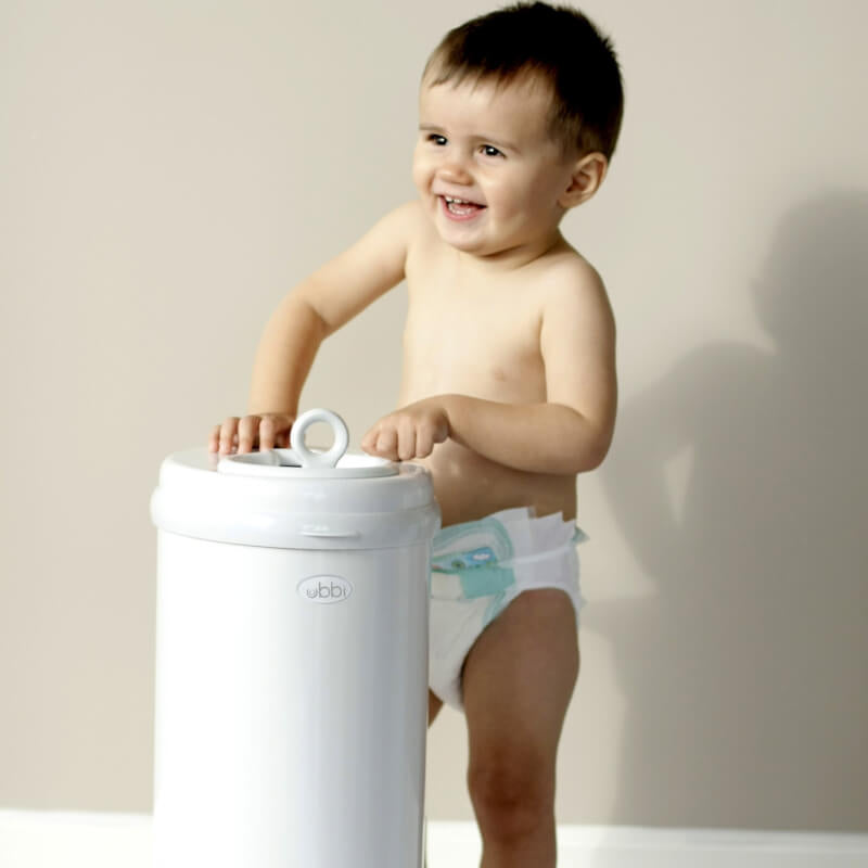 Ubbi Nappy Bin - White