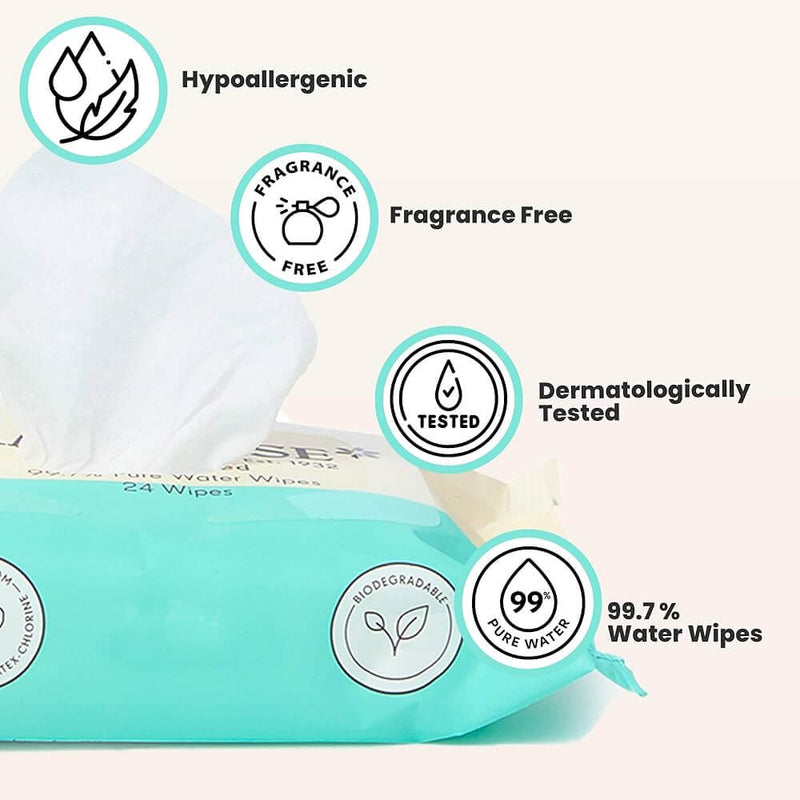Eco Travel Water Wipes