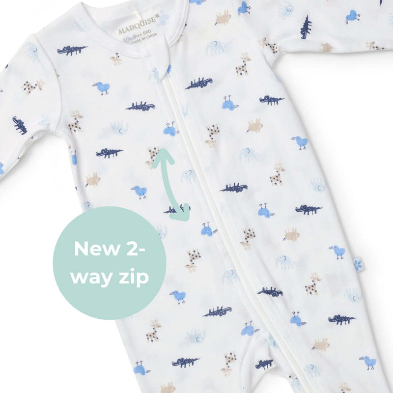 Marquise Everyday Essentials Animals Zipsuit