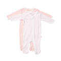 Everyday Essentials Pink Spot and Stripe Zipsuit 2 Pack