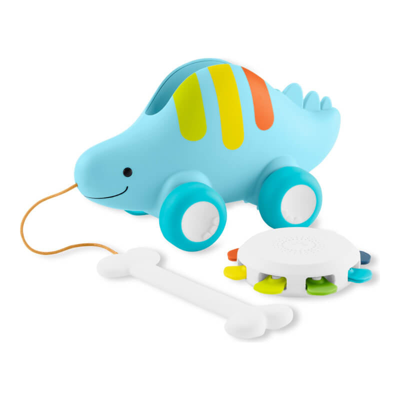 Skip Hop Explore & More Dinosaur 3-In-1 Baby Musical Pull Toy