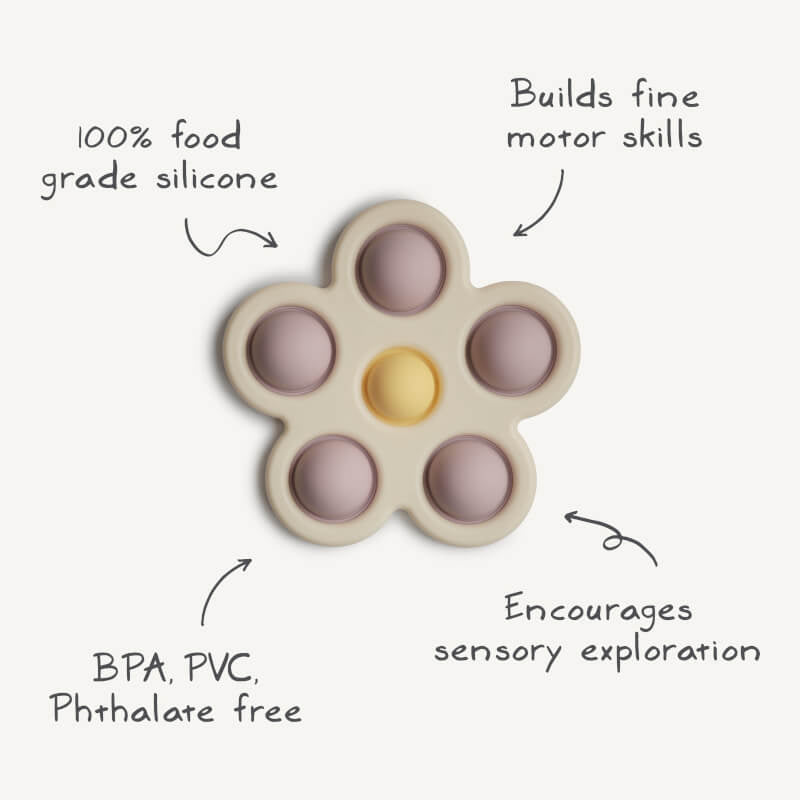 Mushie Flower Press Toy