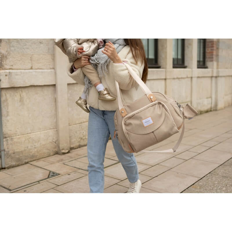 Geneva II Nappy Bag - Eco Clay