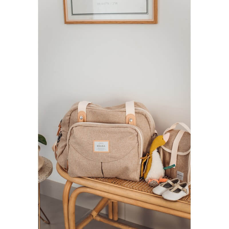 Geneva II Nappy Bag - Eco Clay