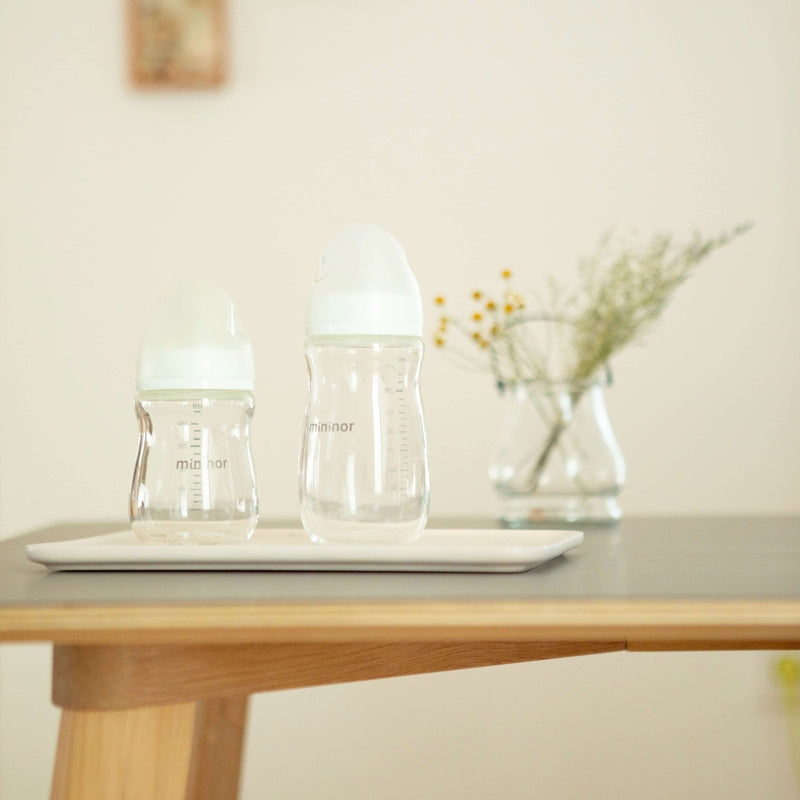 Mininor Glass Baby Bottle