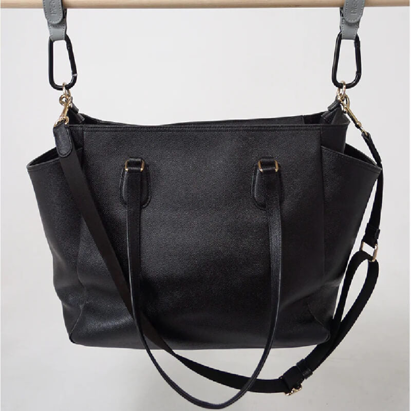 Hooki Duo Pram Hook Clip Set - Grey