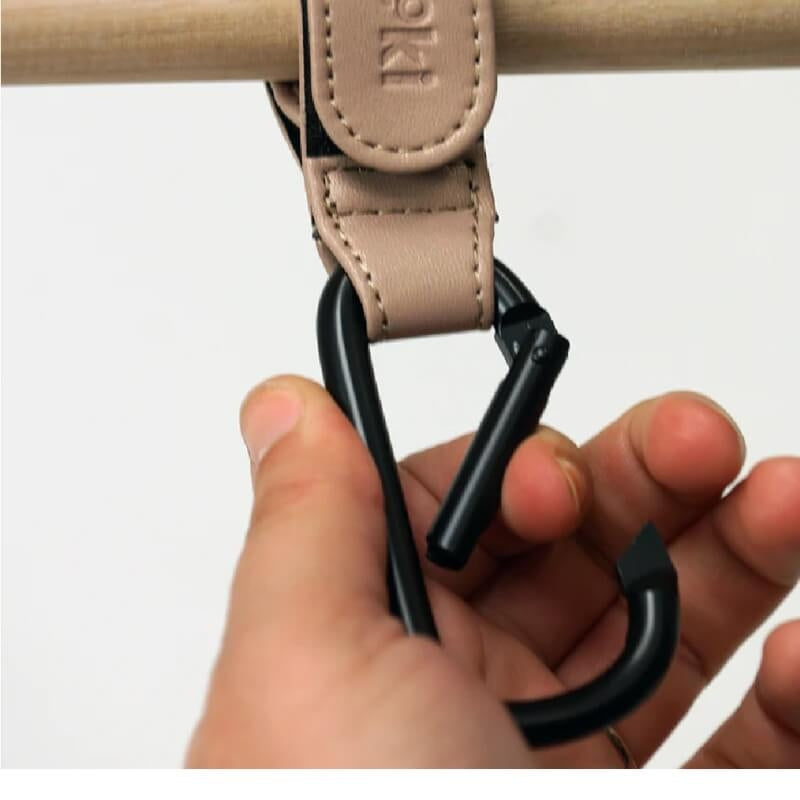 Hooki Duo Pram Hook Clip Set - Mauve