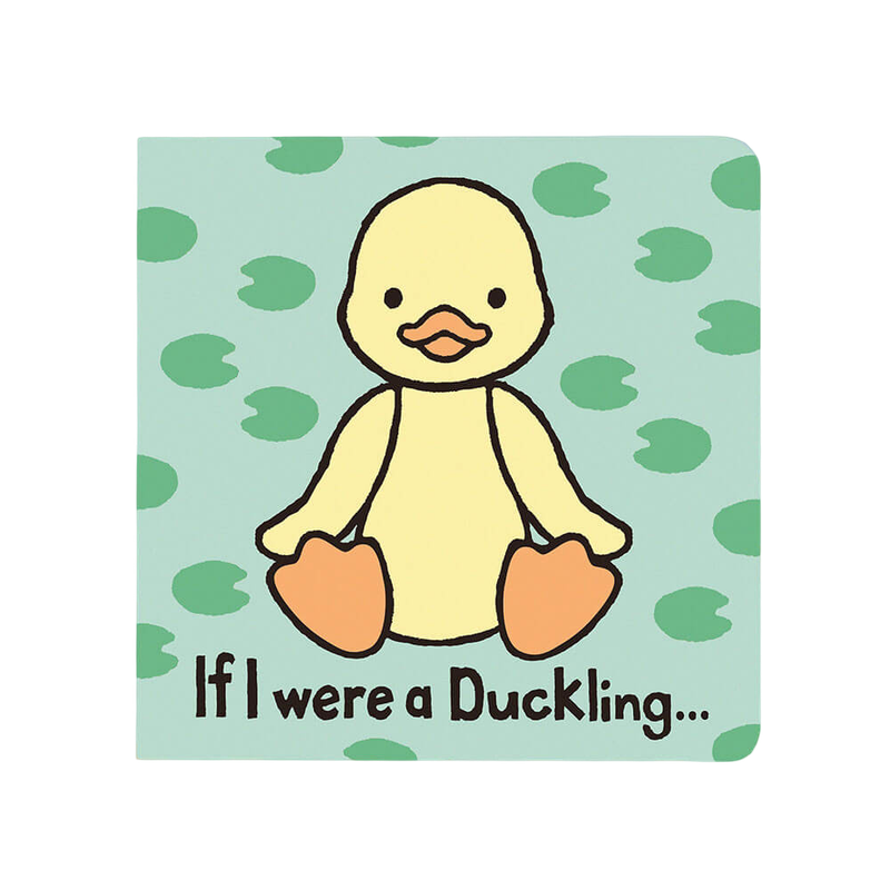Jellycat If I Were A Duckling Board Book 15cm x 15cm x 2cm