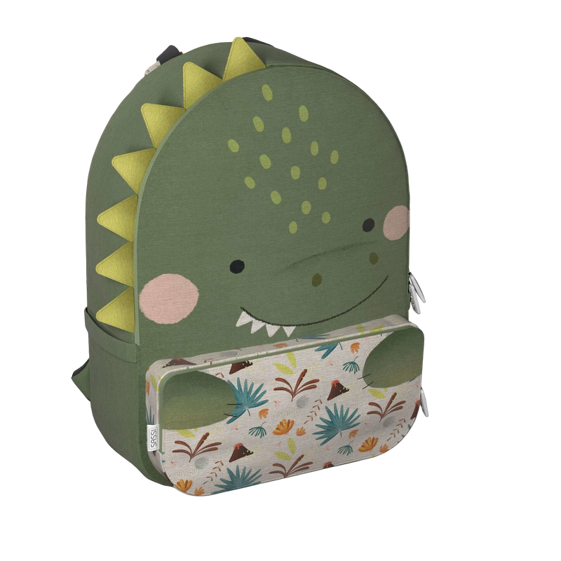 Sassi Junior Eco Backpack - Cracky the Dinosaur