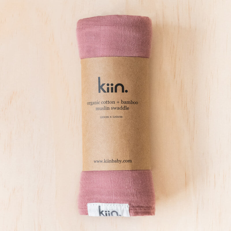 KIIN BABY Organic Swaddle - Heather