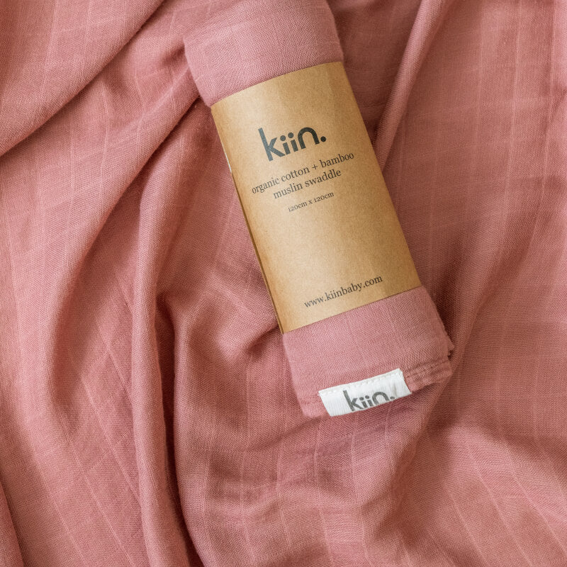 KIIN BABY Organic Swaddle - Heather