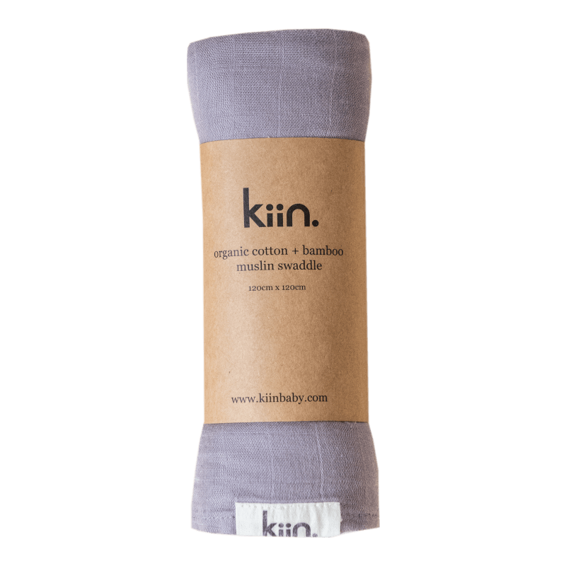 KIIN BABY Organic Swaddle - Lilac