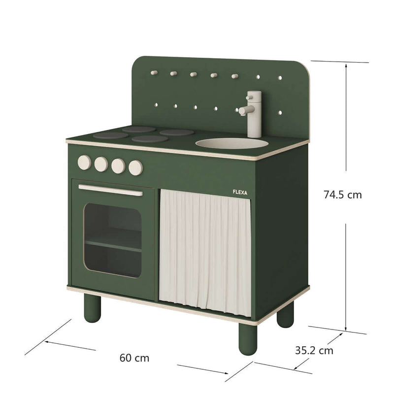 Flexa  Kitchen - Deep Green