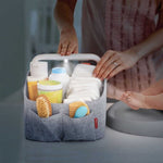 Light Up Nappy Caddy - Grey