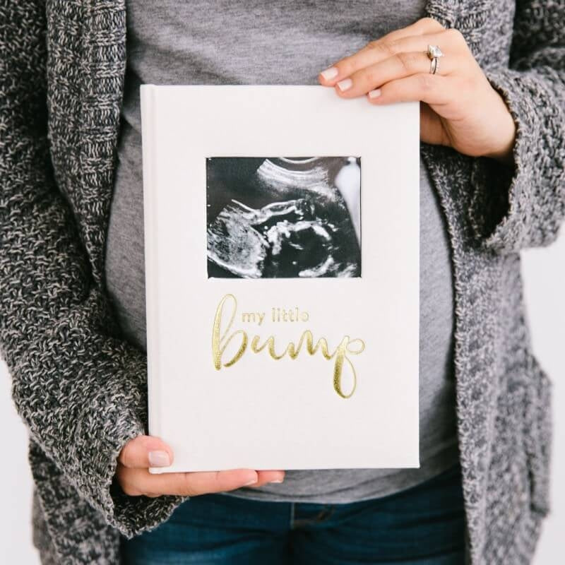 Pearhead linen pregnancy journal