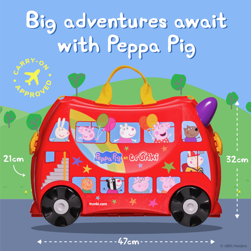 Trunki Ride-On Luggage - Peppa Pig
