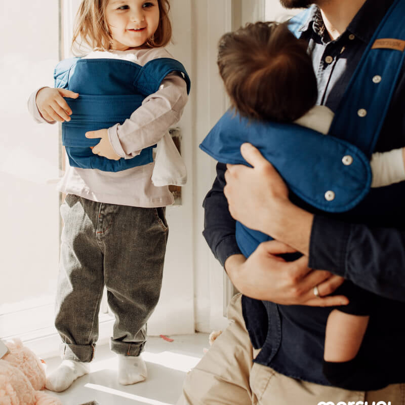 Marsupi Mini Doll Carrier - Ocean Blue