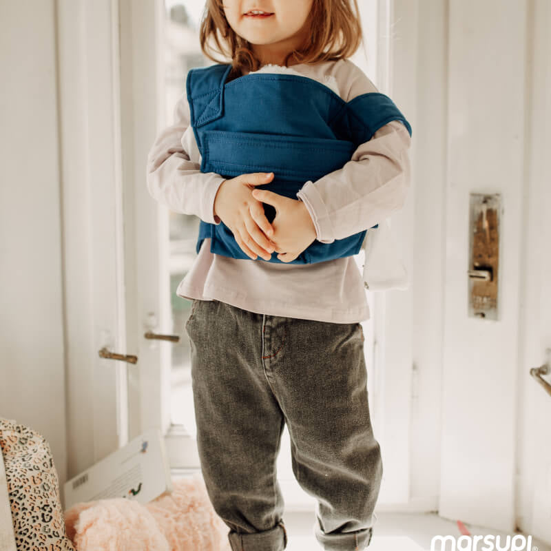 Marsupi Mini Doll Carrier - Ocean Blue