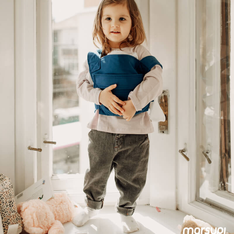 Marsupi Mini Doll Carrier - Ocean Blue