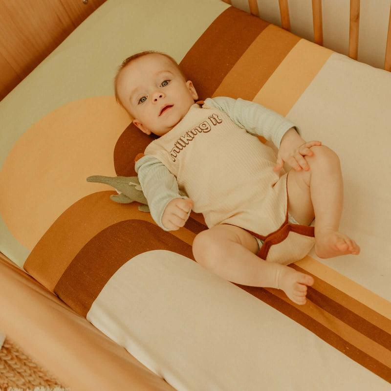 Banabae Milking It Organic Cotton Long Sleeve Onesie