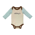 Milking It Organic Cotton Long Sleeve Onesie