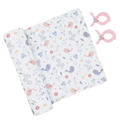 Muslin Swaddle & Pram Pegs - Birds