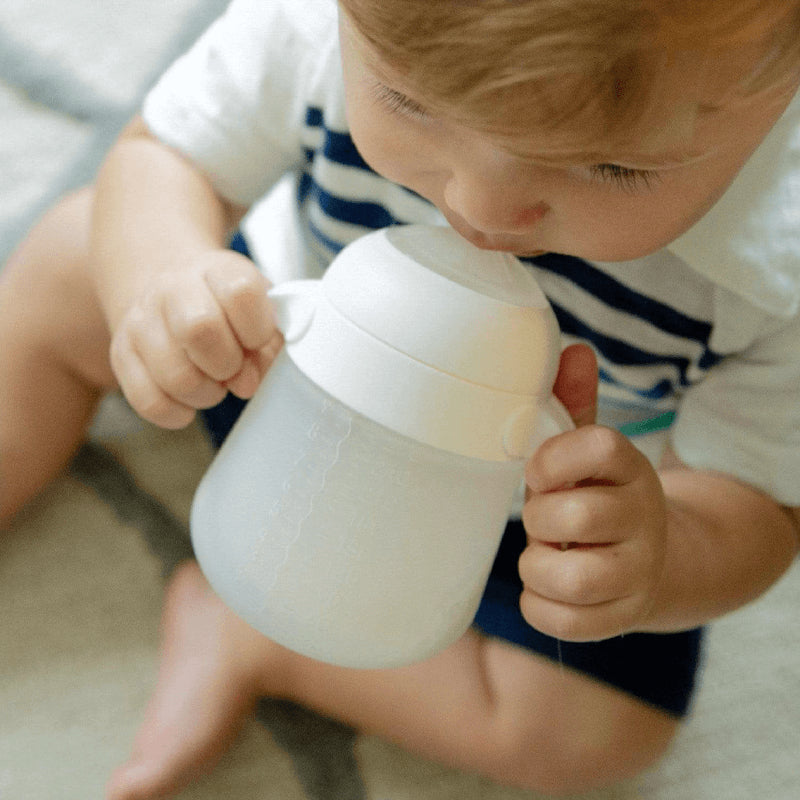 Nanobebe 270mls Flexy Silicone Bottle - White