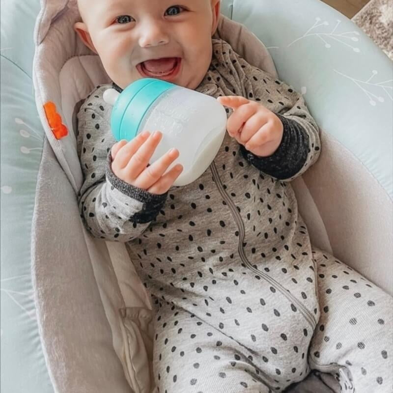 Nanobebe 270mls Flexy Silicone Bottle - White