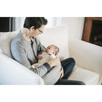 Natural Curve Nursing Pillow - Heathered Grey