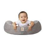 Natural Curve Nursing Pillow - Heathered Grey