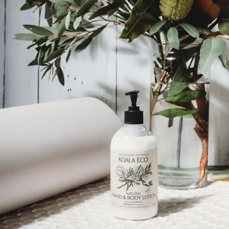 Natural Hand & Body Lotion - Lemon Scented Eucalyptus & Rosemary 500ml